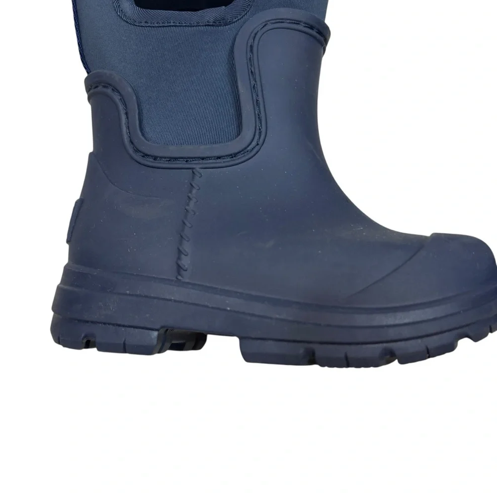 Ugg Toddler Navy Blue Droplet‎ Mini Rain Boots Size 7